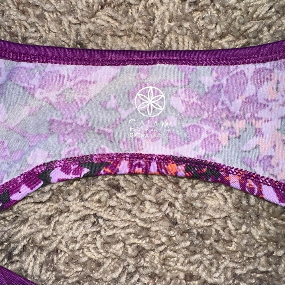 GAIAM Purple Racerback Tank Top - Picture 5 of 6